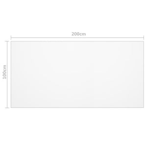 Tischfolie Matt 200x100 cm 1,6 mm PVC