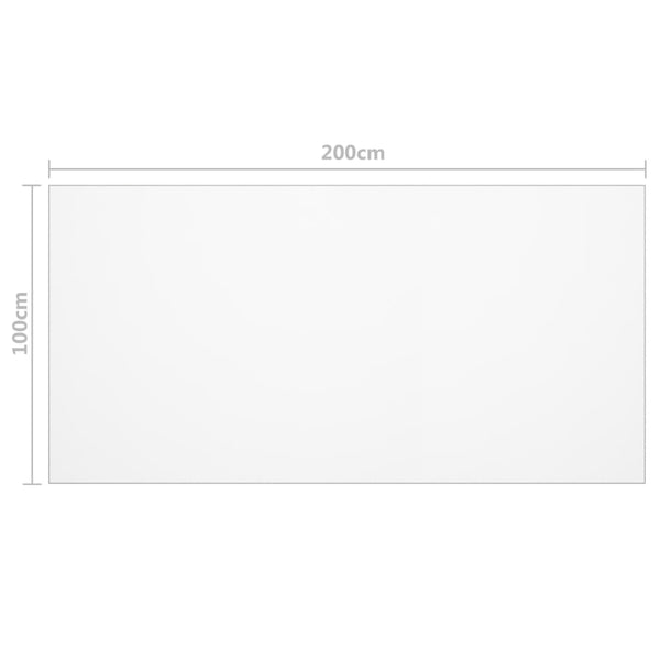 Tischfolie Matt 200x100 cm 1,6 mm PVC