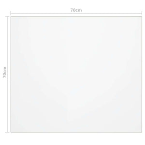 Tischfolie Matt 70x70 cm 1,6 mm PVC