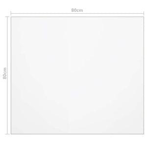 Tischfolie Matt 80x80 cm 1,6 mm PVC