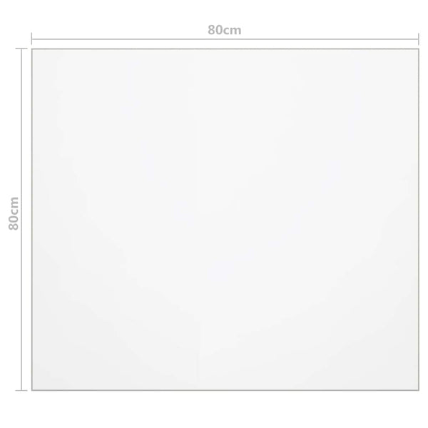 Tischfolie Matt 80x80 cm 1,6 mm PVC