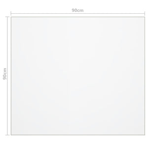 Tischfolie Matt 90x90 cm 1,6 mm PVC