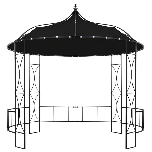 vidaXL Pavillon 300 x 290 cm Anthracite Rond
