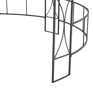 vidaXL Pavillon 300 x 290 cm Anthracite Rond