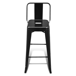 Barhocker 6 Stk. Schwarz Stahl