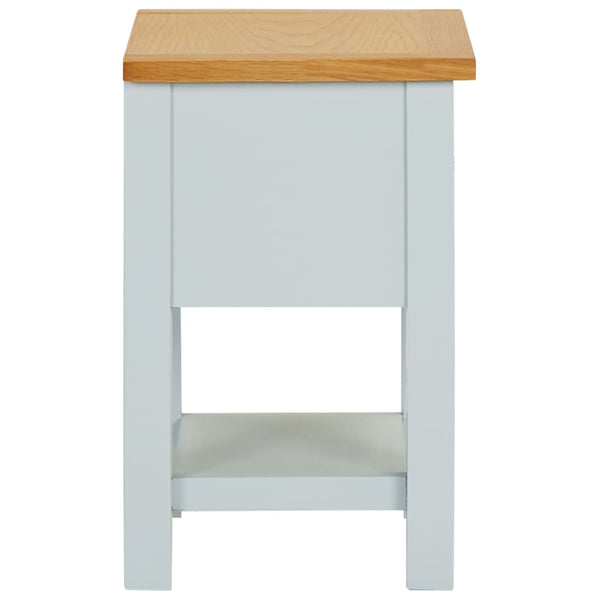 Nachttisch 36x30x47 cm Massivholz Eiche