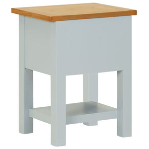 Nachttisch 36x30x47 cm Massivholz Eiche