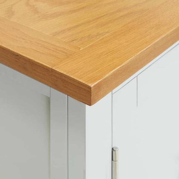 Küchenschrank 70x35x75 cm Massivholz Eiche