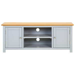 TV-Schrank 120x35x48 cm Massivholz Eiche