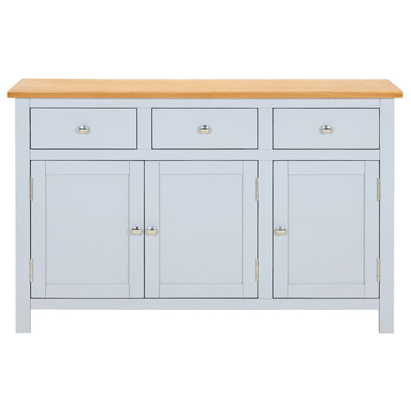 Sideboard 110x33,5x70 cm Massivholz Eiche