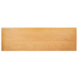 Sideboard 110x33,5x70 cm Massivholz Eiche