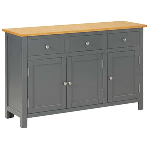 Sideboard 110x33,5x70 cm Massivholz Eiche