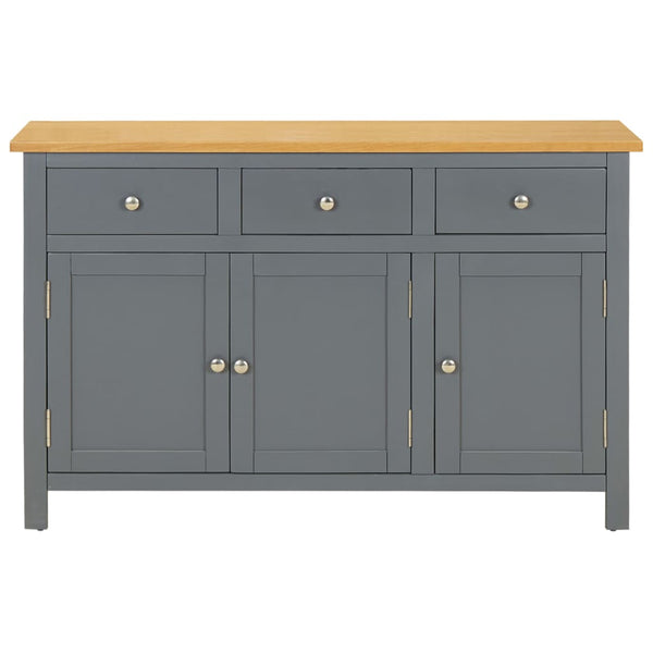 Sideboard 110x33,5x70 cm Massivholz Eiche