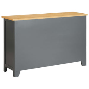 Sideboard 110x33,5x70 cm Massivholz Eiche