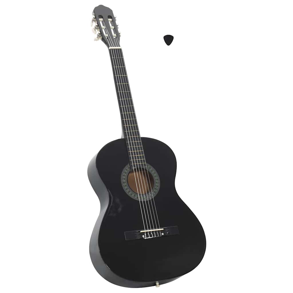 Klassische Gitarre Schwarz 4/4 Anfänger