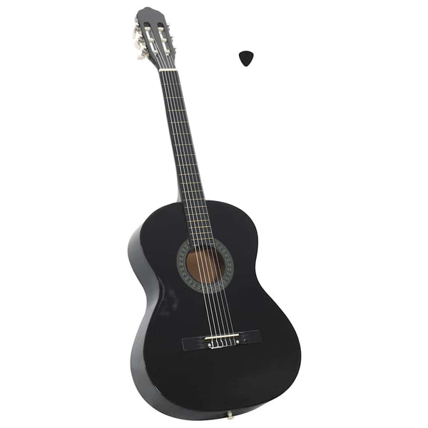 Klassische Gitarre Schwarz 4/4 Anfänger