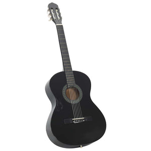 Klassische Gitarre Schwarz 4/4 Anfänger