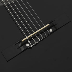 Klassische Gitarre Schwarz 4/4 Anfänger