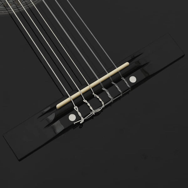 Klassische Gitarre Schwarz 4/4 Anfänger