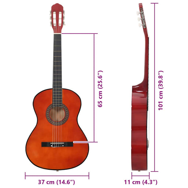 Klassische Gitarre Set 4/4 für Anfänger
