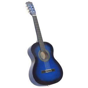 3/4 Konzertgitarre Blau für Anfänger