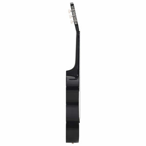 3/4 Klassikgitarre Schwarz für Anfänger & Kinder