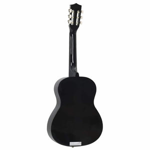 3/4 Klassikgitarre Schwarz für Anfänger & Kinder