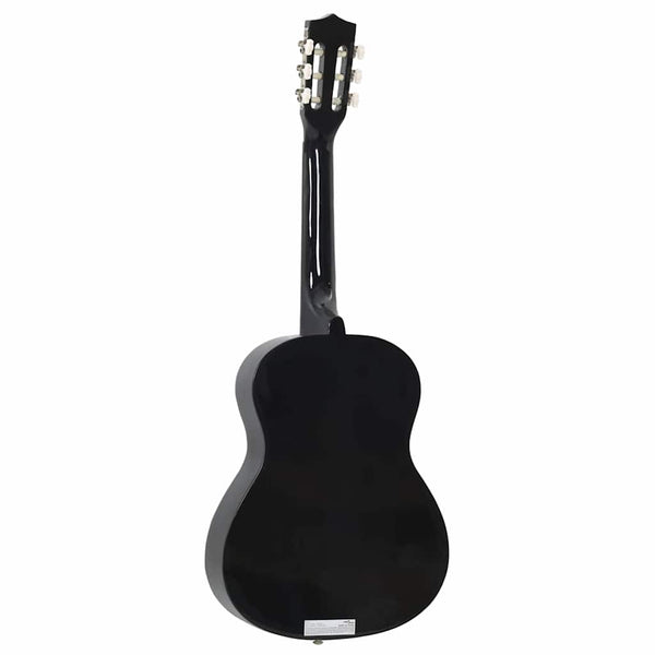 3/4 Klassikgitarre Schwarz für Anfänger & Kinder