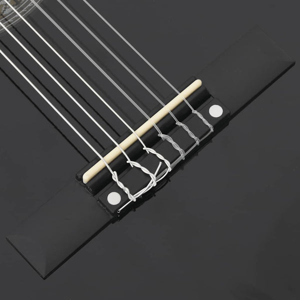 3/4 Klassikgitarre Schwarz für Anfänger & Kinder
