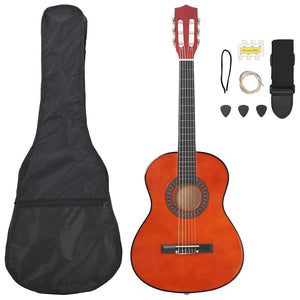 8-tlg. Klassikgitarren-Set für Anfänger 3/4 36"