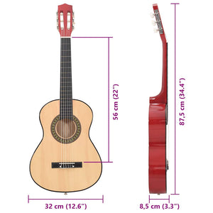 Kinder Gitarre Set 1/2 Größe