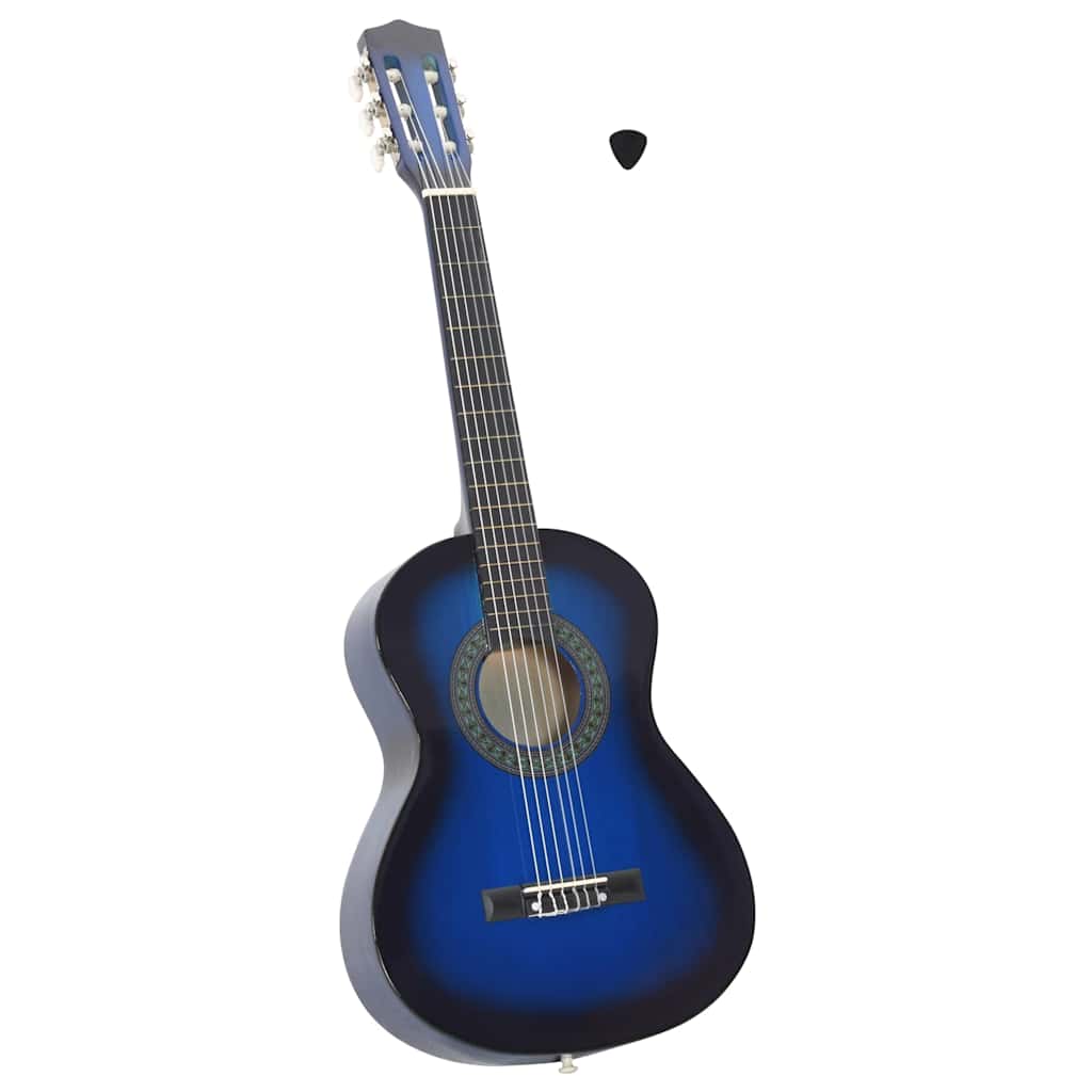 Blaue 1/2 Klassikgitarre für Anfänger