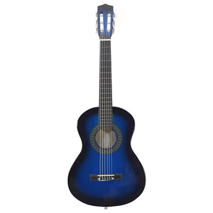 Blaue 1/2 Klassikgitarre für Anfänger