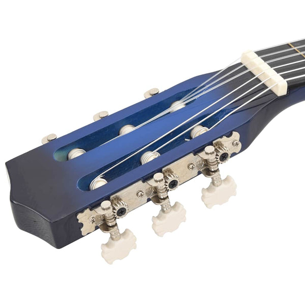 Blaue 1/2 Klassikgitarre für Anfänger