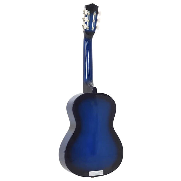 Klassische Gitarre Set Blau 1/2 34" für Anfänger