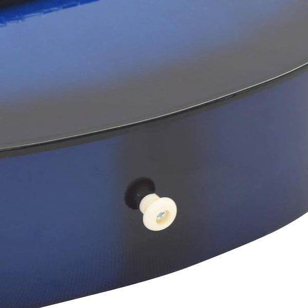 Klassische Gitarre Set Blau 1/2 34" für Anfänger