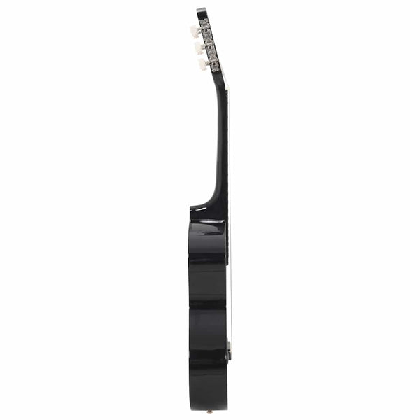 1/2 Klassische Gitarre für Kinder, Schwarz 34 Zoll