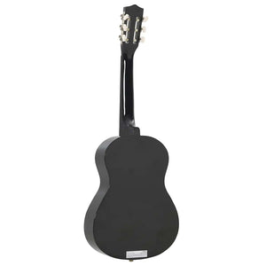 1/2 Klassische Gitarre für Kinder, Schwarz 34 Zoll