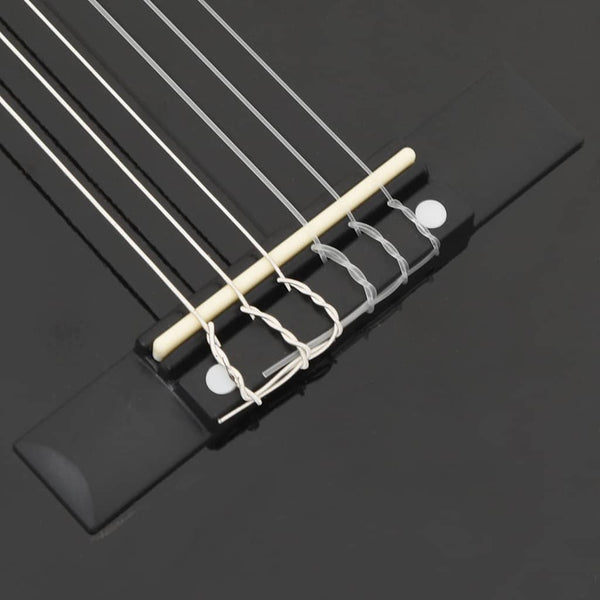 1/2 Klassische Gitarre für Kinder, Schwarz 34 Zoll