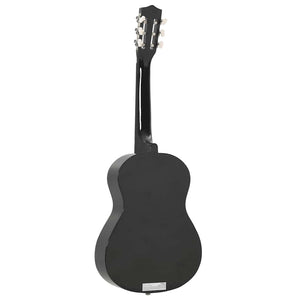 Klassikgitarren-Set für Anfänger, Schwarz, 1/2 Größe