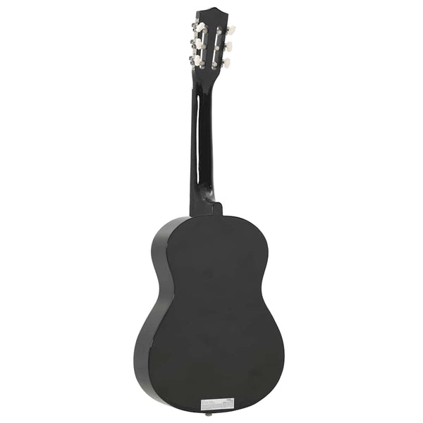 Klassikgitarren-Set für Anfänger, Schwarz, 1/2 Größe