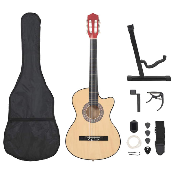 Westerngitarre Set Akustisch Cutaway 38 Zoll