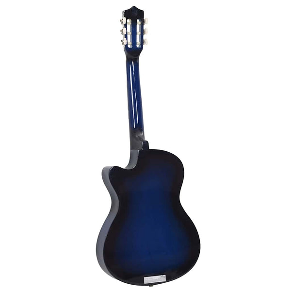 Westerngitarre Set, 38 Zoll, Blau-Schattiert