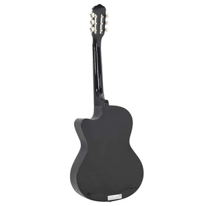 Western Gitarren-Set mit Equalizer Schwarz, 12-teilig