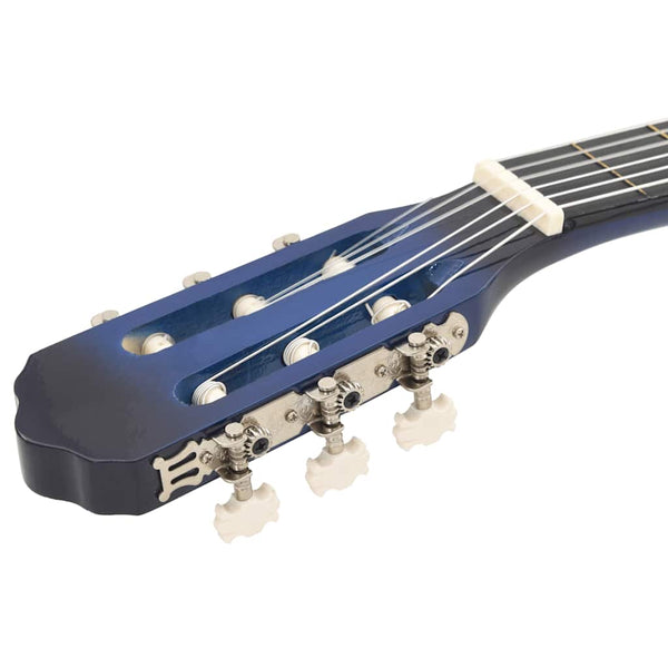 Blaue Cutaway Westerngitarre mit Equalizer