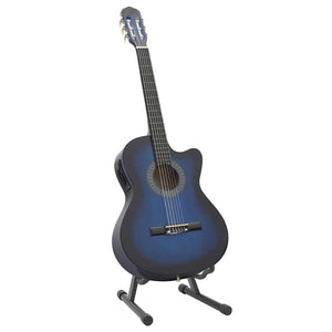 12-teiliges Western Gitarren-Set Blau