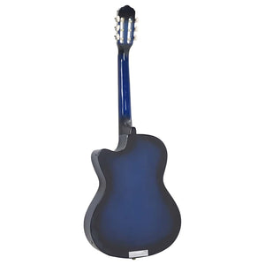 12-teiliges Western Gitarren-Set Blau