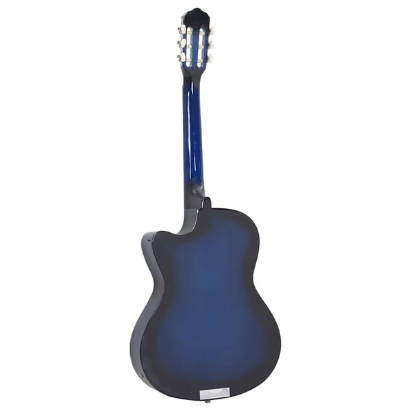 12-teiliges Western Gitarren-Set Blau