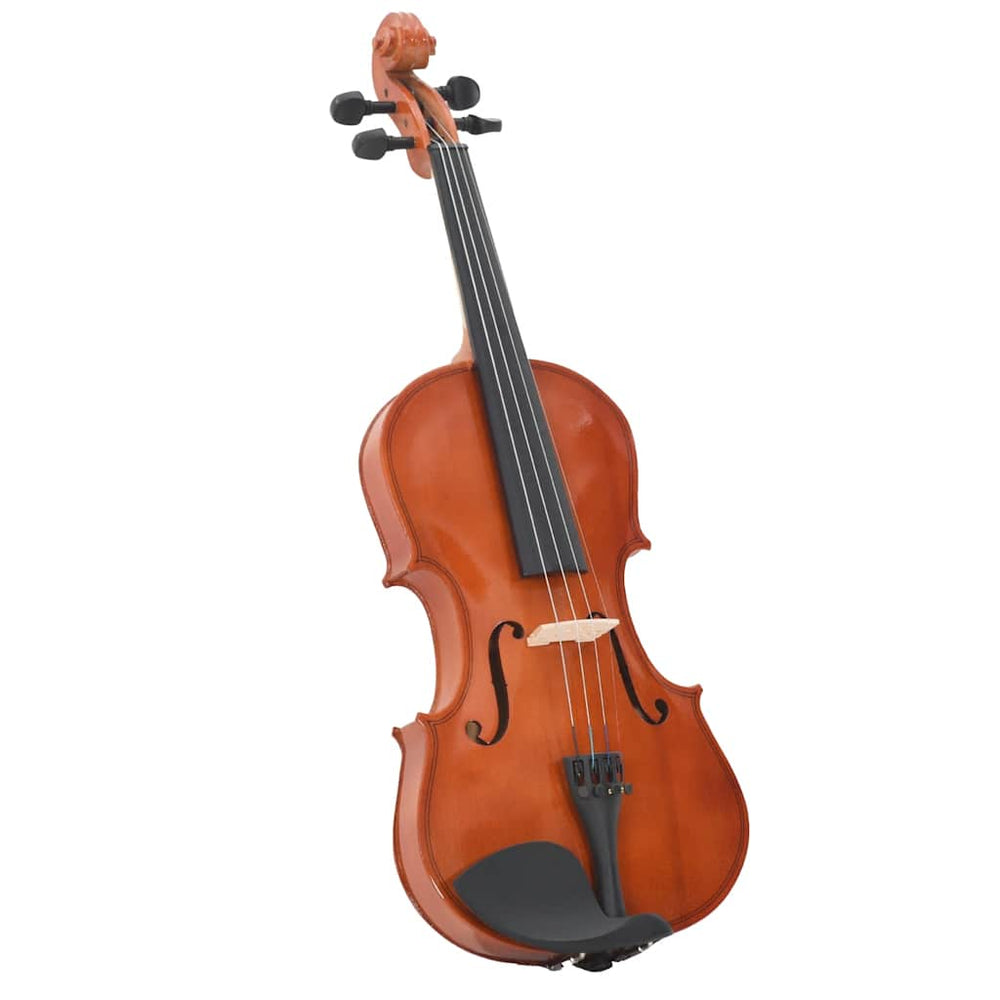 4/4 Violine Komplettset Dunkles Holz