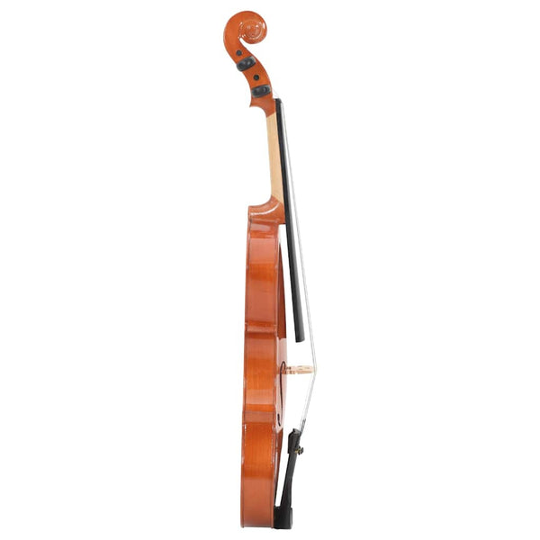 4/4 Violine Komplettset Dunkles Holz